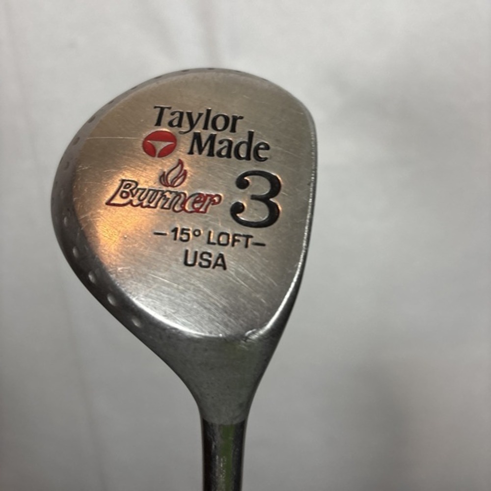 TaylorMade Burner 3 Wood Men RH 15 Degree Silver Good Tour Preferred Steel Shaft
